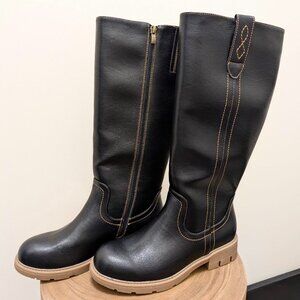 Women's Black Gallop Riding Boots Corkys Size 6 NWT